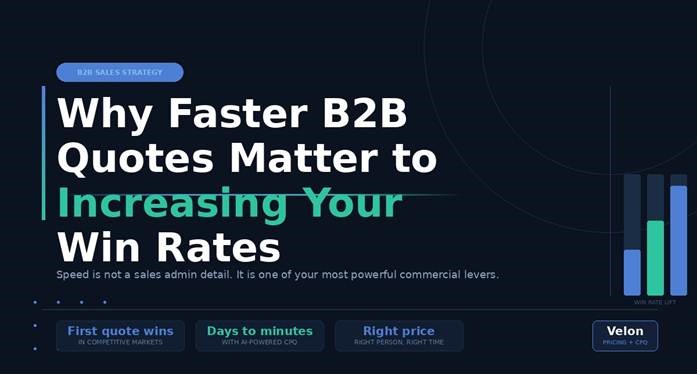 Why Faster B2B Quoting Means Better Win Rates with Several Reasons Given